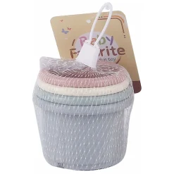 Stapelbekers Pastel, 4dlg.