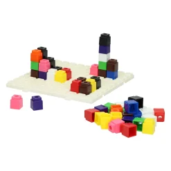 Stapelblokjes met Grondplaat - 100dlg.