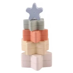 Stapelsterren Pastel, 5st.