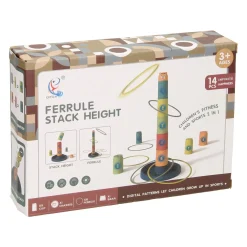 Stapeltoren en Ringwerpspel 2in1