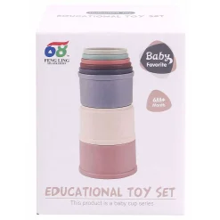 Stapeltoren Pastel, 8dlg.