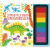 Stempelen met je vingers - Dinosaurussen