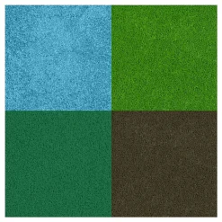 Stempelinkt Groen Tinten/Olijf/Aqua, 4st.