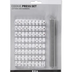 Stempelset Rubber Letters en Cijfers Wit