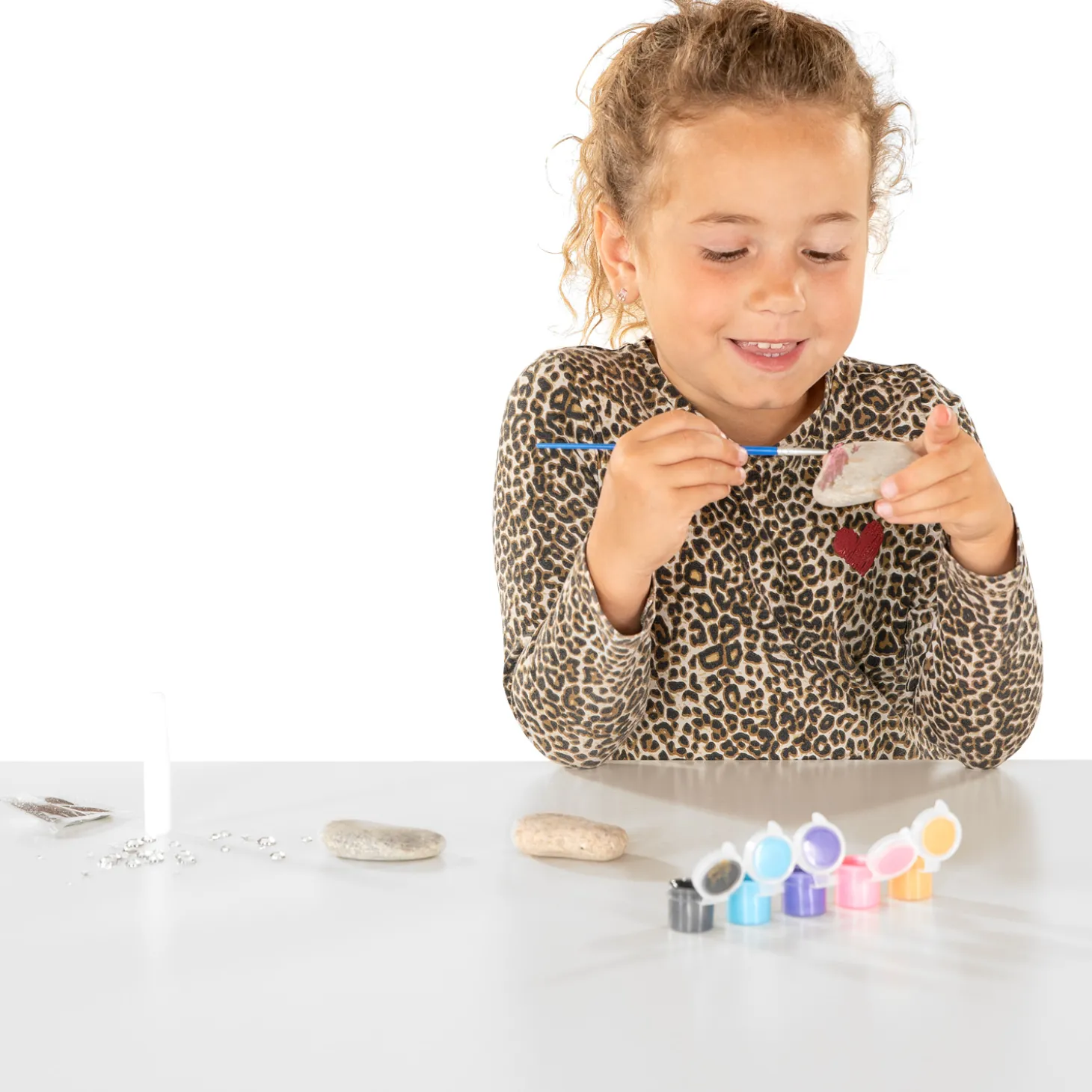 Stenen Schilderen Metallic