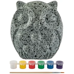 Stenen Schilderen Uil Verfset, 8dlg.