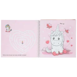Sticker- en Sjablonenboek Ik hou van Unicorns