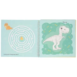 Sticker- en Sjablonenboek Ik hou van Dino's