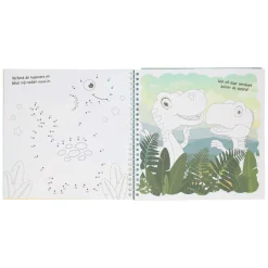 Sticker- en Sjablonenboek Ik hou van Dino's