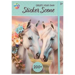 Sticker scene book A4,  200+ stickers