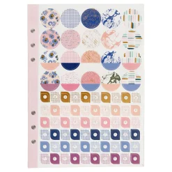Stickerboek Bloemen A5 voor Planner, 578st.