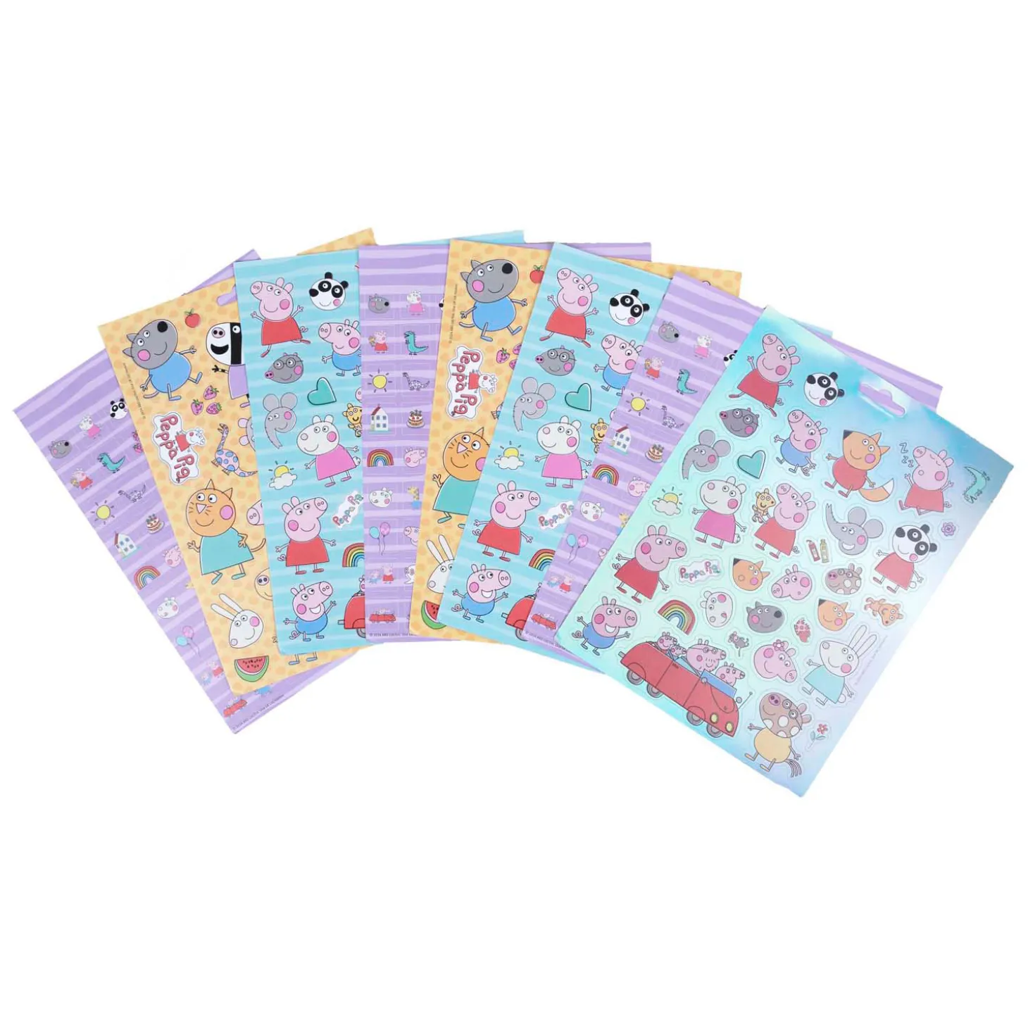 Stickerboek Peppa Pig met 8 Vellen