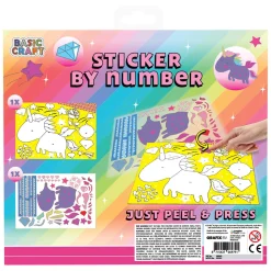 Stickeren op Nummer - Eenhoorn