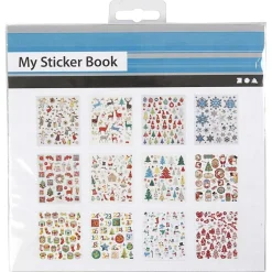 Stickerpakket Kerst, 12vel