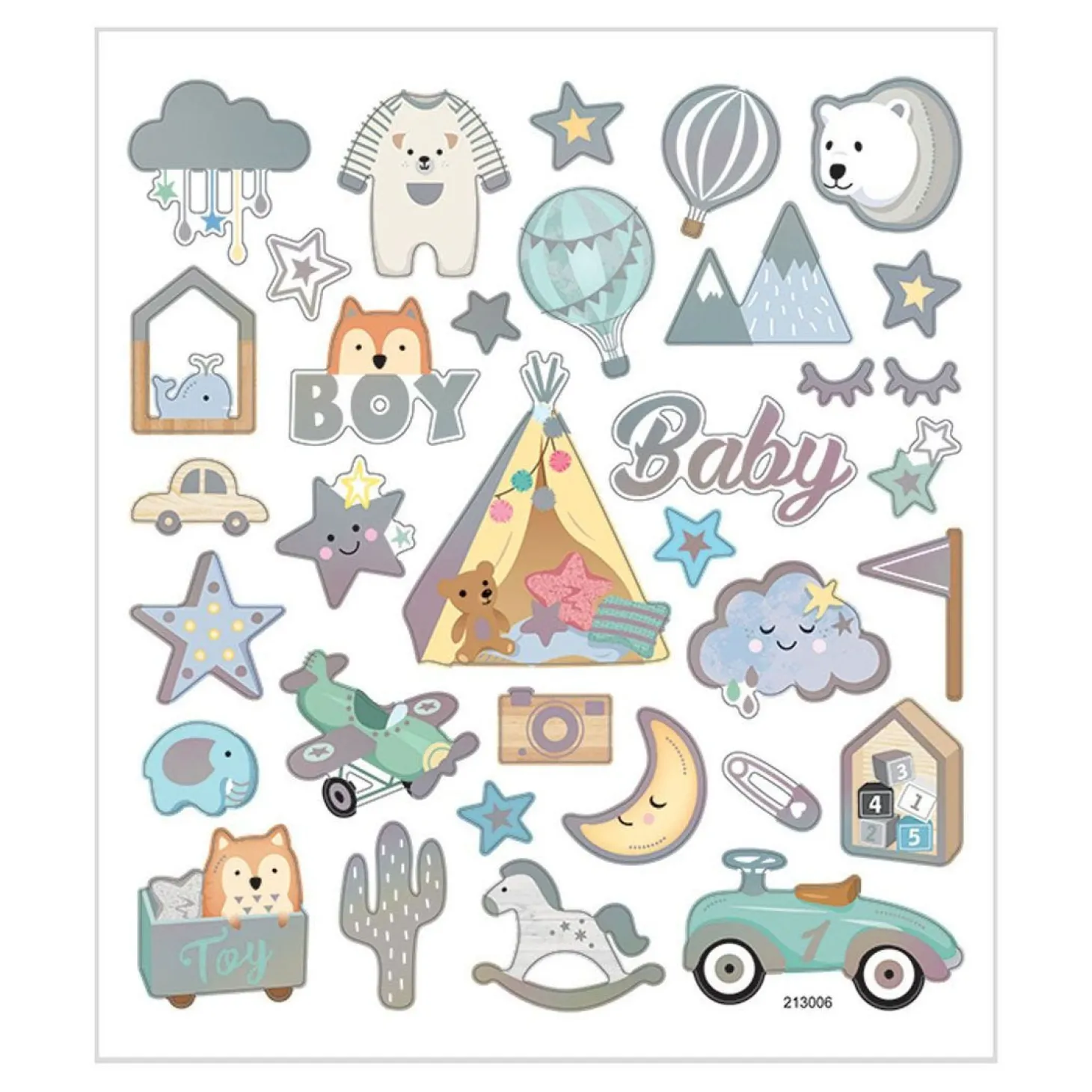 Stickers Baby Boy, 1 Vel