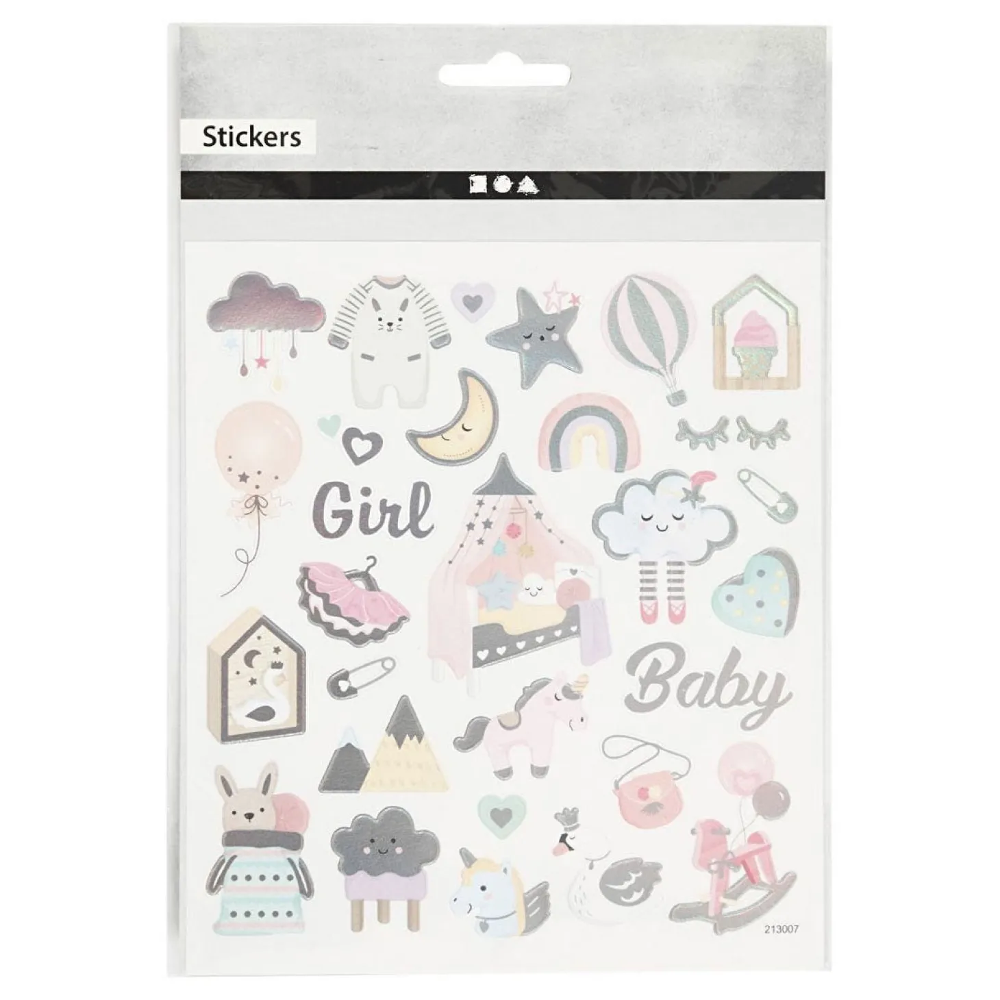 Stickers Baby Girl, 1 Vel