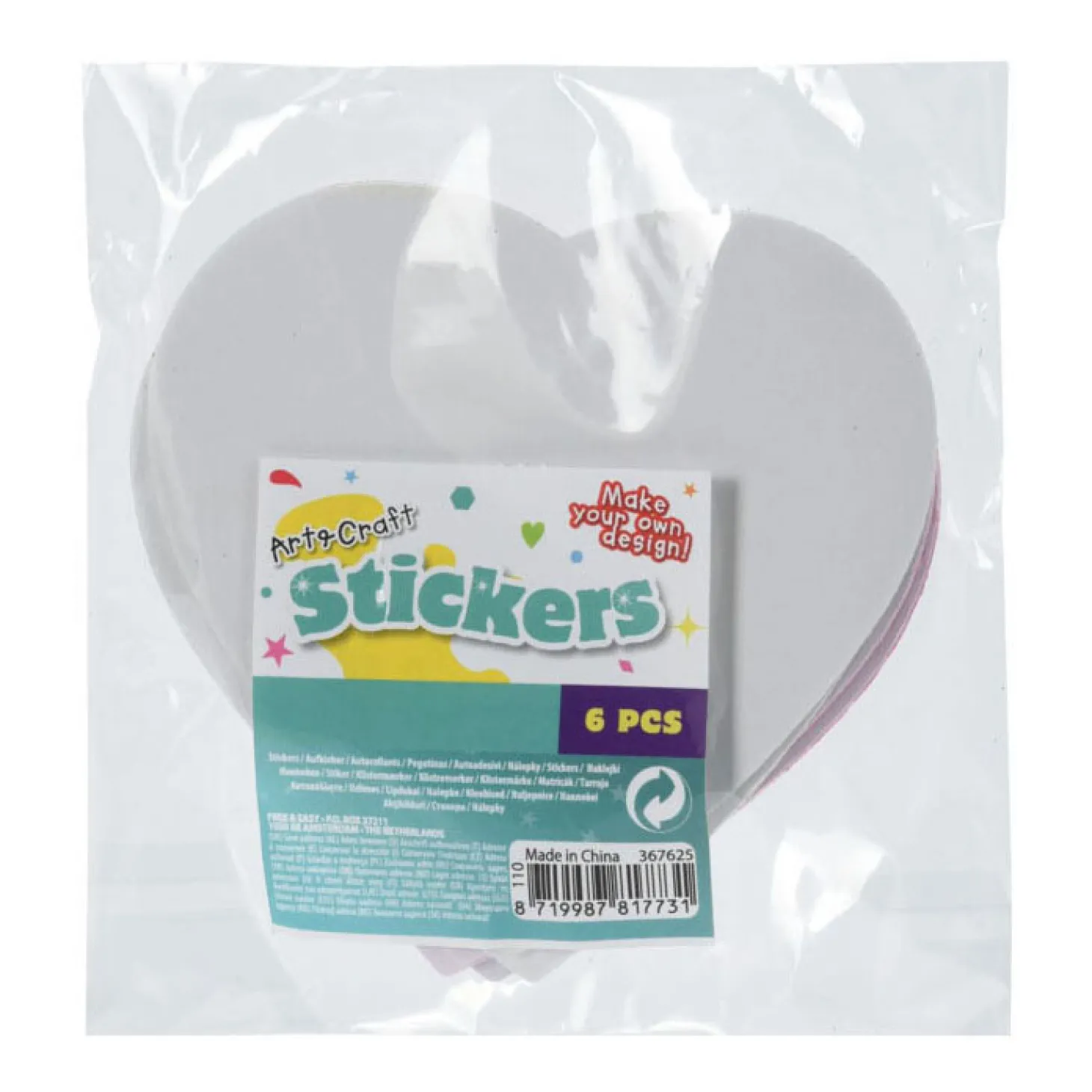 Stickers Foam, 13x13cm