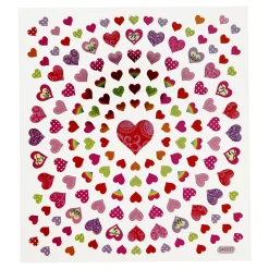 Stickers Kleine Harten, 1 Vel