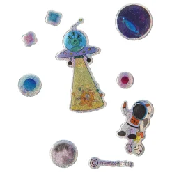Stickers Ruimtevaart Glinsterend