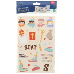 Stickers Sinterklaasfiguren, 49st.