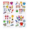 Stickers Voetbal Glinsterend