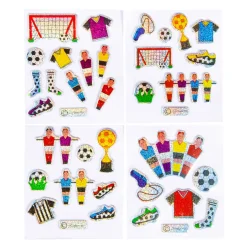 Stickers Voetbal Glinsterend