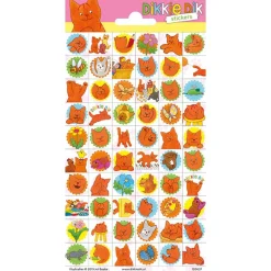 Stickervel Dikkie Dik