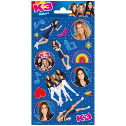 Stickervel Glitter K3