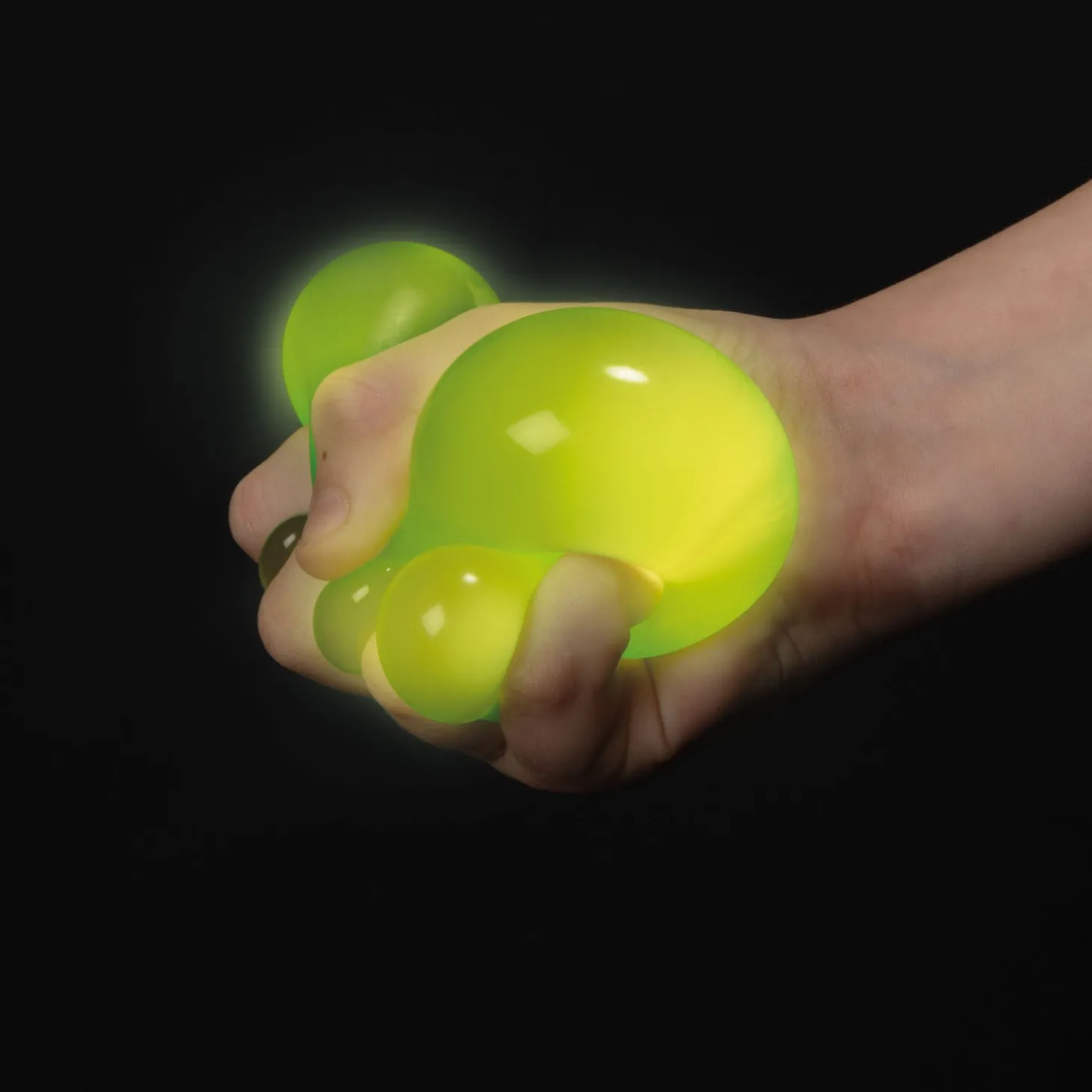 Sticky Stretch Ballen Glow in the Dark, 12st
