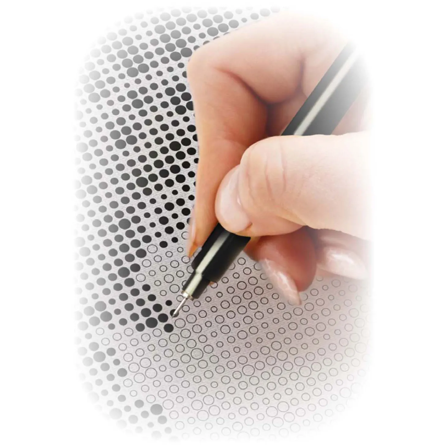 Stippenkunst op Doek Mandela - 40 x 30 cm - incl. Fineliners