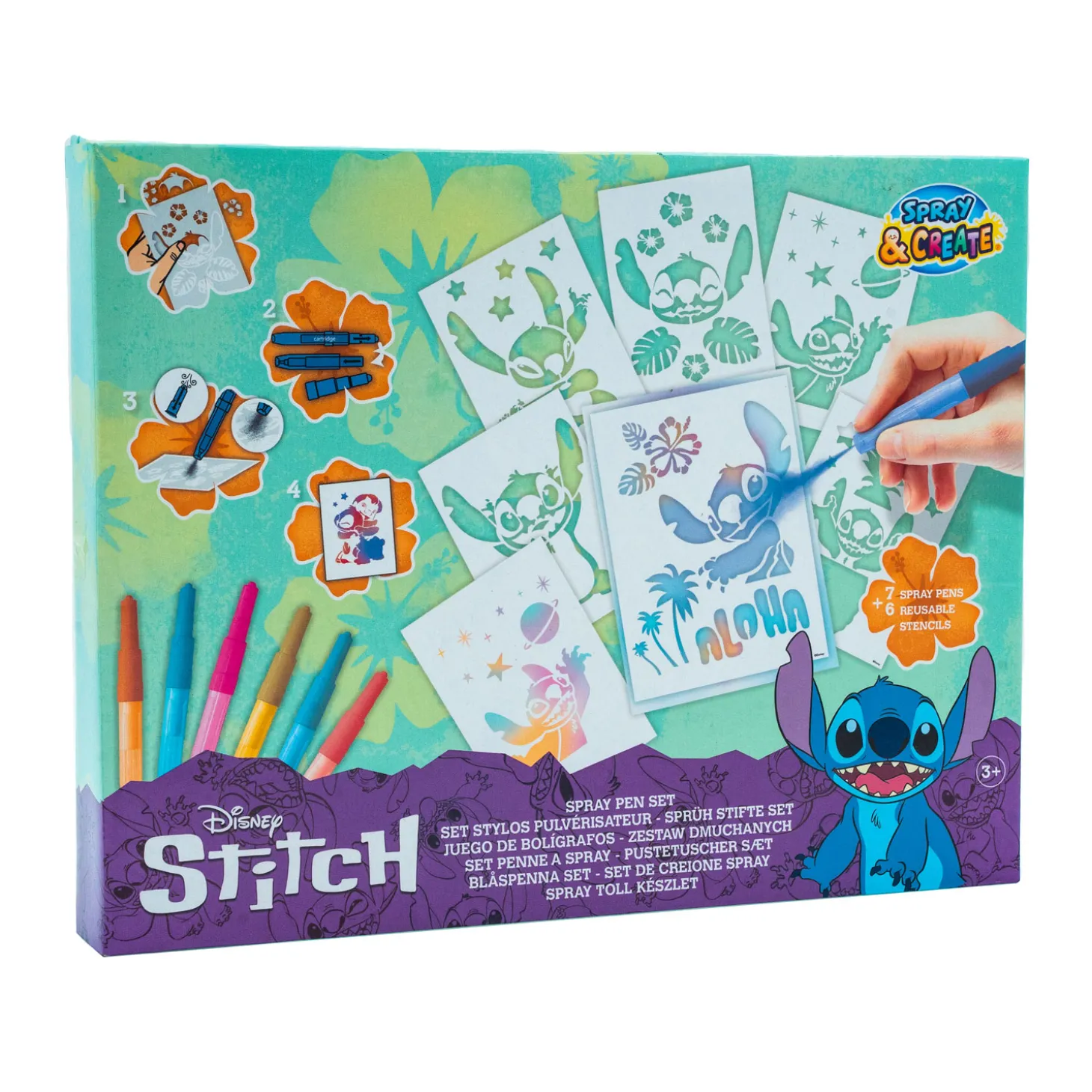 Stitch Blaaspennen Set