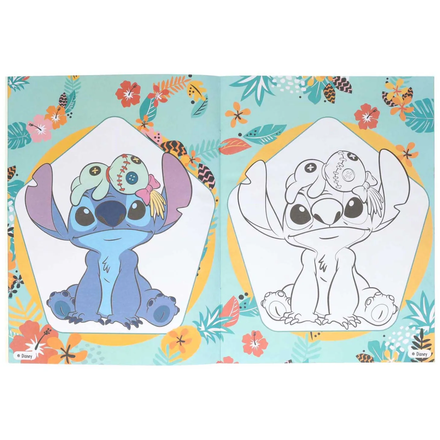 Stitch Kleurboek met Voorbeelden, 32pag.