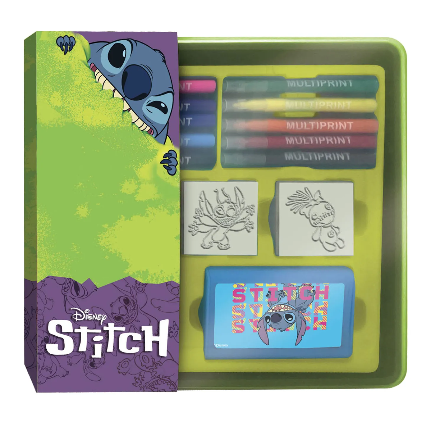 Stitch Stempels en Viltstiften Set in Opbergbox