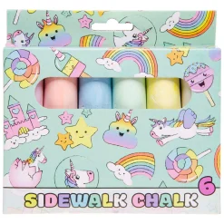 Stoepkrijt Eenhoorn, 6st.