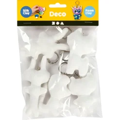 Stoffen Dieren Sleutelhanger, 5st.