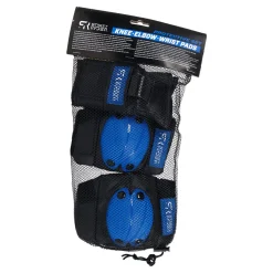 Street Rider Beschermset S - Blauw, 6dlg.