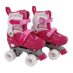 Street Rider Rolschaatsen Roze Verstelbaar, Maat 31-34