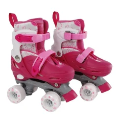 Street Rider Rolschaatsen Roze Verstelbaar, Maat 27-30