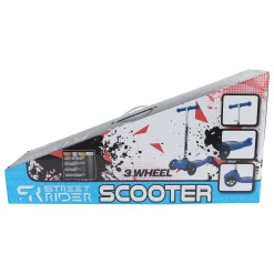 Street Rider 3-Wiel Step met Verstelbaar Stuur Abec 7 Blauw