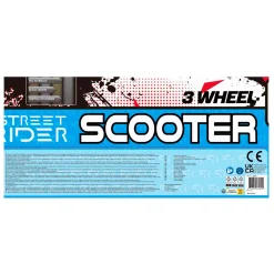 Street Rider 3-Wiel Step met Verstelbaar Stuur Abec 7 Blauw