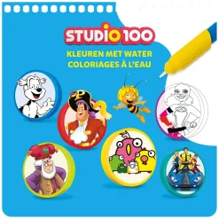 Studio 100 Kleurboek - Kleuren Met Water