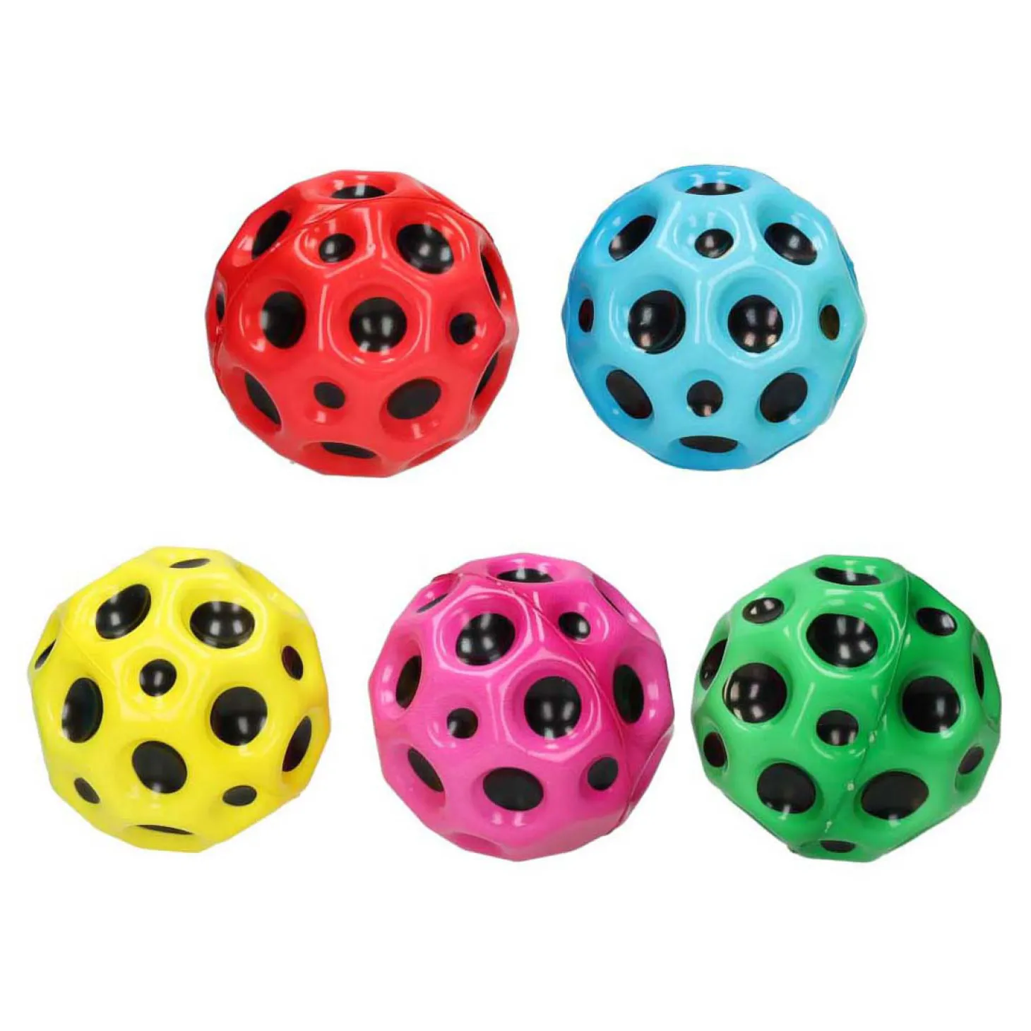 Stuiterbal Maan, 9cm