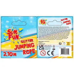 Sun Fun Glitter Springtouw, 2,10m