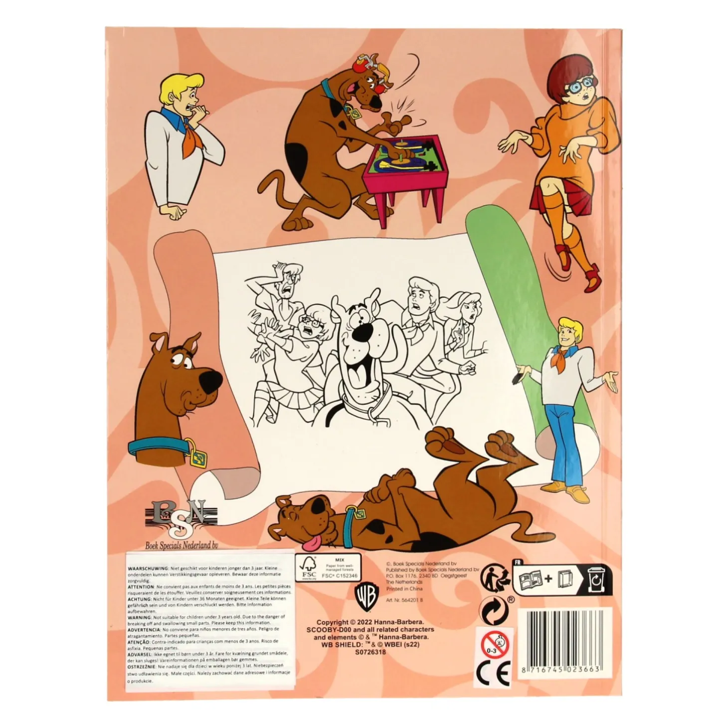 Super Color Kleurboek Scooby-Doo met Potloden