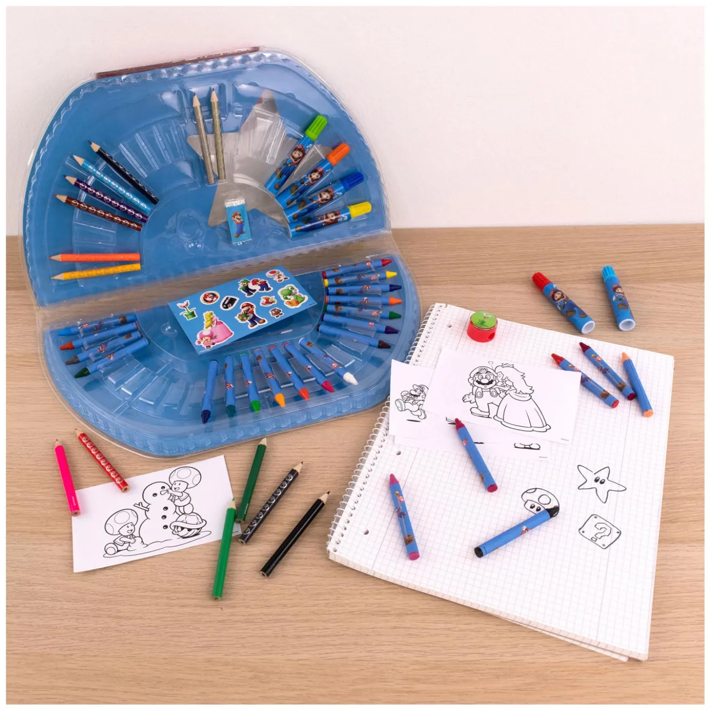 Super Mario Kleurkoffer, 51dlg.