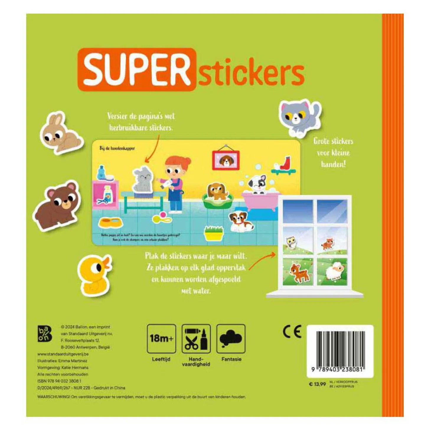 Superstickers - Babydieren 18m+