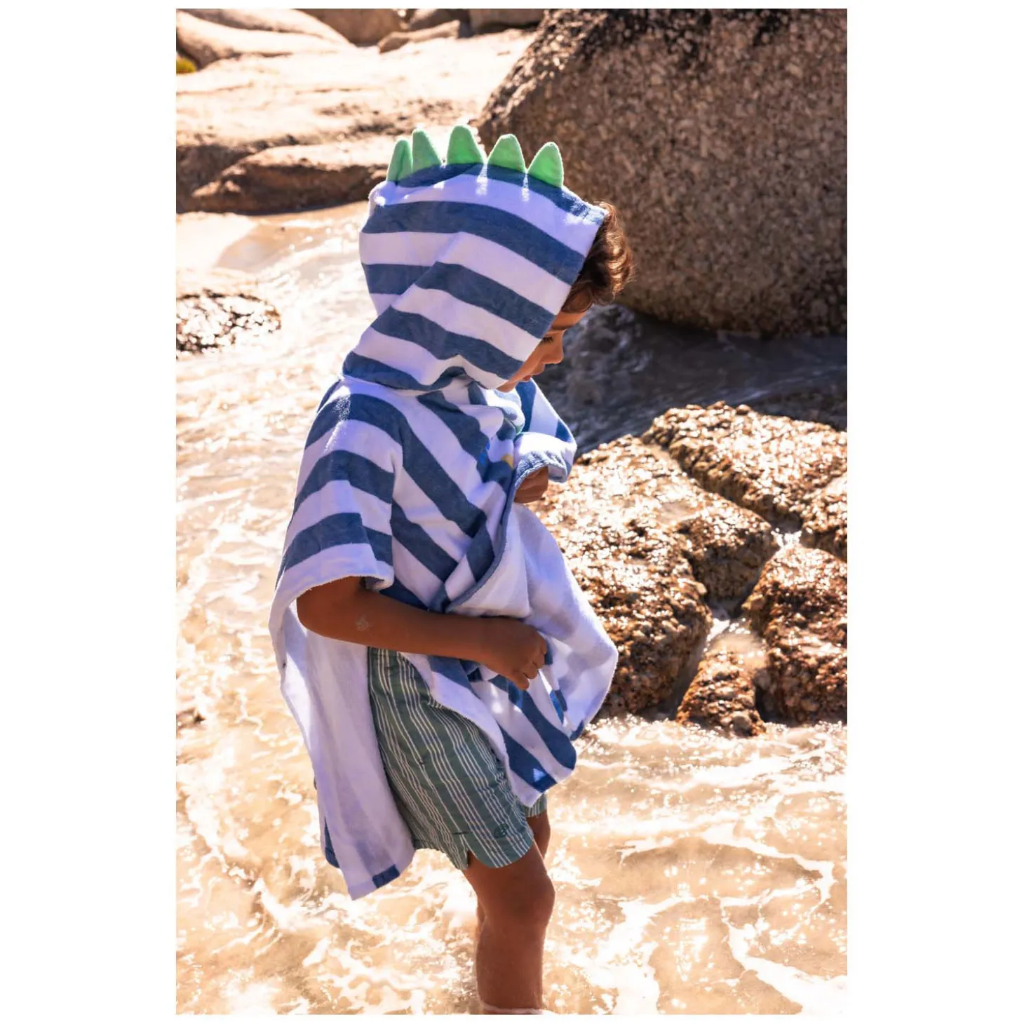 Swim Essentials - Dino Poncho, 65x65cm