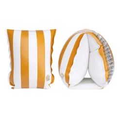 Swim Essentials - Flow Bruin Wit Zwembandjes, 2-6 Jaar