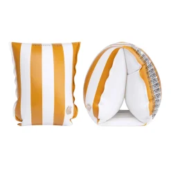 Swim Essentials - Flow Bruin Wit Zwembandjes, 0-2 Jaar