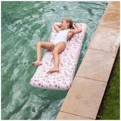 Swim Essentials - Oudroze Leopard Luchtbed, 177x67cm